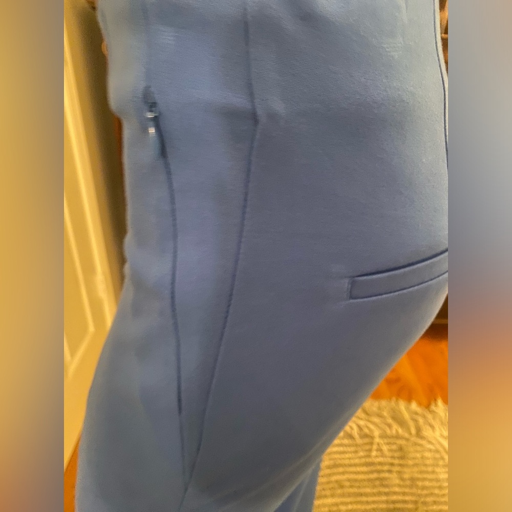 Loft Elegant Blue Women's Wide-Leg Pants a little stretch/ Size Small - Picture 5 of 6